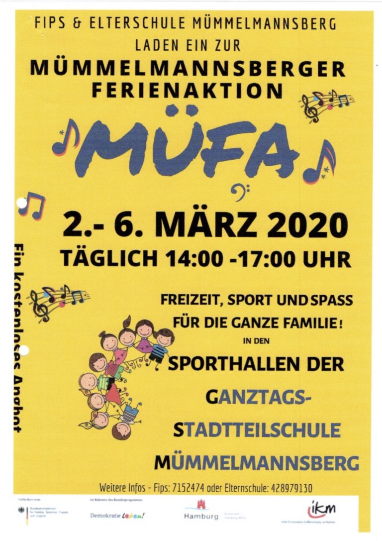 Mümmelmannsberger Ferien Aktion (MÜFA) 2020