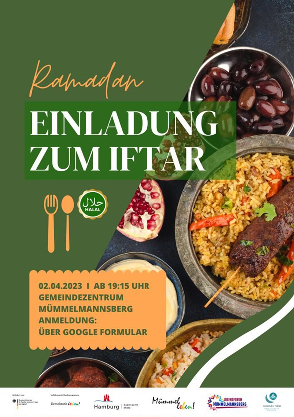 Herzliche Einladung zum Iftar im Gemeindezentrum Mümmel